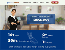 Tablet Screenshot of joinrealtysource.com